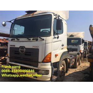 China 450 HP Horse Power Hino 700 Tractor Head 60 Ton Loading Capacity ISO Approved on sale
