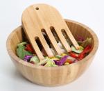organic bamboo salad bowl