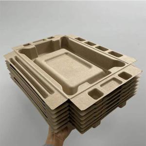 China Custom Moulded Biodegradable Pulp Paper Packaging Insert Tray factory