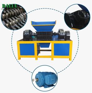 China Single Shaft PP PE PVC Industrial Plastic Shredder 100 - 2000kg/h For Pipes / Film factory