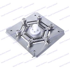 China Hexagon Custom Fiber Optical Polish Plate Four Square 6 Cores 174mm Diameter factory