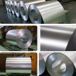 Chromated Hot Dipped Galvanised Coil , Non Oiled Gl Steel Coil Thickness 0.3mm 1