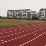 Blue Stadium Running Track