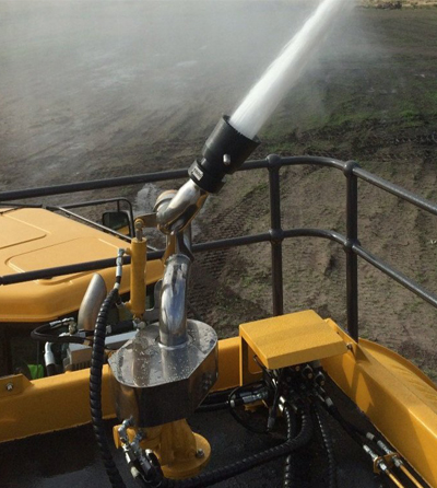 White Intelligent Electric Fixed Water Cannon for Electric Water Truck Direct