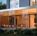 Office Building Glass House Four Season Solarium Sunrooms With Chinese Top
