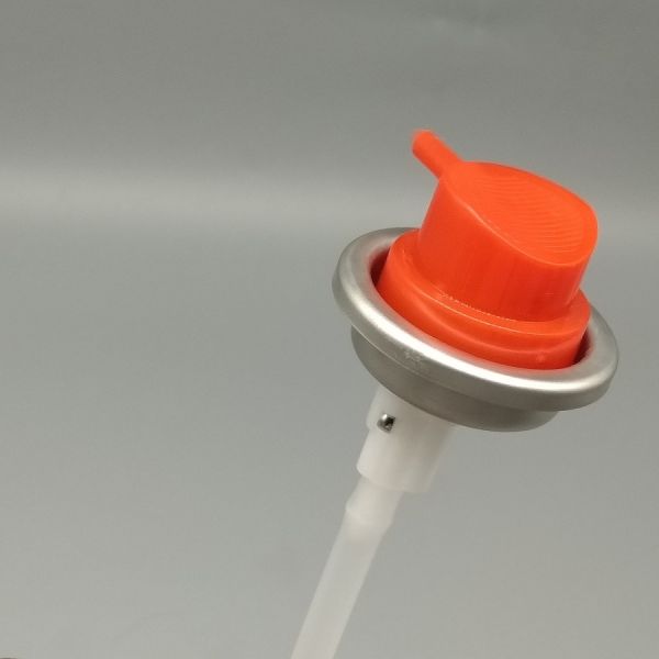 Precision-Engineered 360-Degree Aerosol Valve with Safety Lock Actuator for Technical Sprays and Specialty Chemicals with Controlled Dispensing