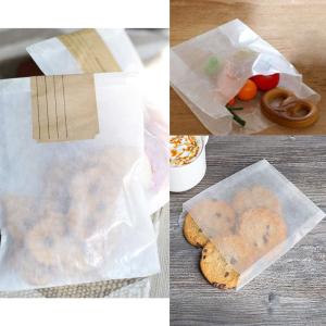 China Small Transparent sealable Padded Glassine Paper Bags For Snack factory