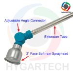 Thumb Control Soft-Rain Spray Wand W/ Swivel Headwivel Head