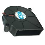 60×60×15Mm 12v Dc Blower Fan , 2.4 Inch Snail Ball Bearing Fan Motor