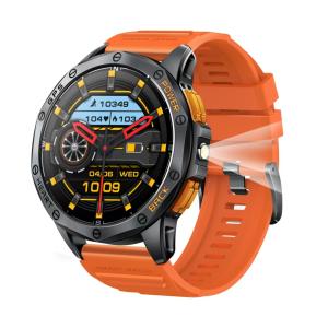 China K67 Sport Smart Watch With LED Flashlight IP68 Waterproof Barometric Compass Altimeter factory