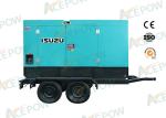 Water Cooled 1500RPM 106KVA Mobile Genset Trailer