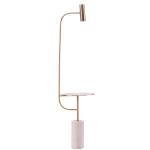 Marble Contemporary Metal Led Floor Standing Lamps For Home Living Room