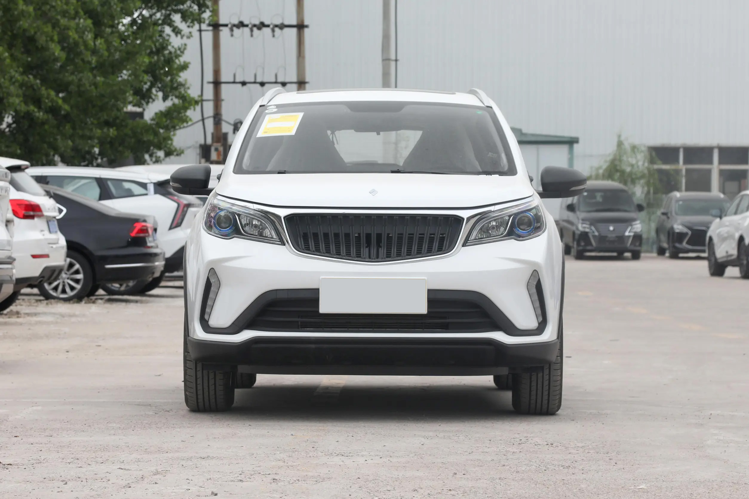 Electric Steering Geely Auto Livan X3 Pro 1.5L CVT Small SUV FWD Gaspetrol with Rear Camera R16 Tire Size Leather Seats