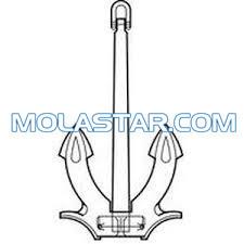 Molastar Stainless Steel Marine Hall Anchor With Certificate Stockless Anchors