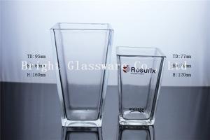 China tall glass candle holder, candle cup made in China factory