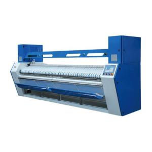 China High Safety Laundry Bed Sheet Feeding Machine Blue Whit Color High Feeding Speed factory