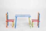 Childrens Wooden Crayon Themed Table And Chair Set , Easy to Assemble