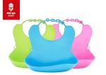 Kids Cute Silicone TPE Bibs / Baby Lunch Bibs Waterproof Product