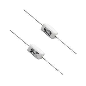 China Horizontal Ceramic Wirewound Resistors , 2W 150V Power Supply Resistors factory