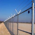 Anping Yuanmai Line Post 60*2mm Galvanized and power coated Airport Perimeter