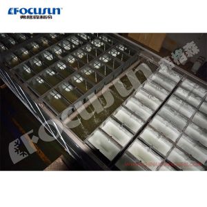2024 15 Tons Brine System Block Ice Machine for Restaurant Ice Storage Capacity