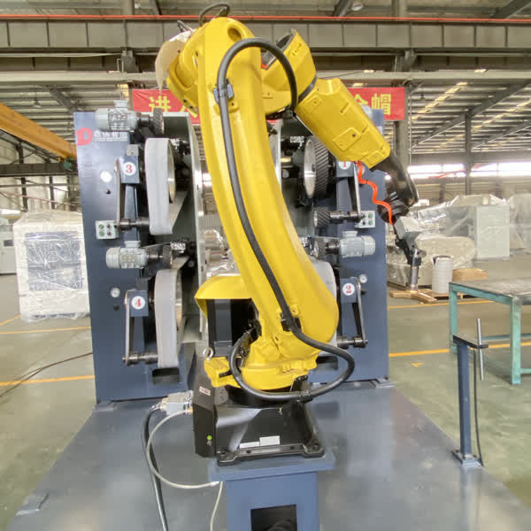 20.5KW Robotic Polishing Machine With FANUC Robot Cell For Industrial