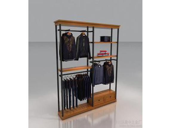 Walnut Veneer Wall Display Shelves , Durable Wall Mounted Shelving 1500 * 450 *