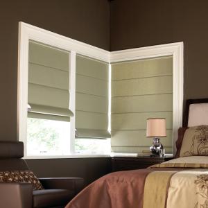 China OEM Roman Blinds Fabric Waterproof Office Roman Blinds Roller Shade With Bead Rope factory