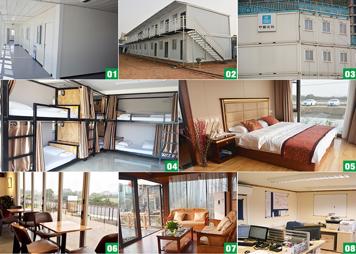2 - 3 Layers Flat Pack Containers Outstretched Coffee Bar With Observation Platform