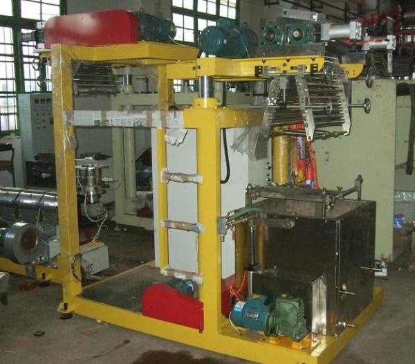 Durable Used Blown Film Equipment , Vertical Pvc Film And Pvc Sheet Extrusion