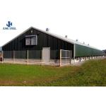Q235 Q355B Steel Livestock Shelter Poultry Farm Layout Design Close House