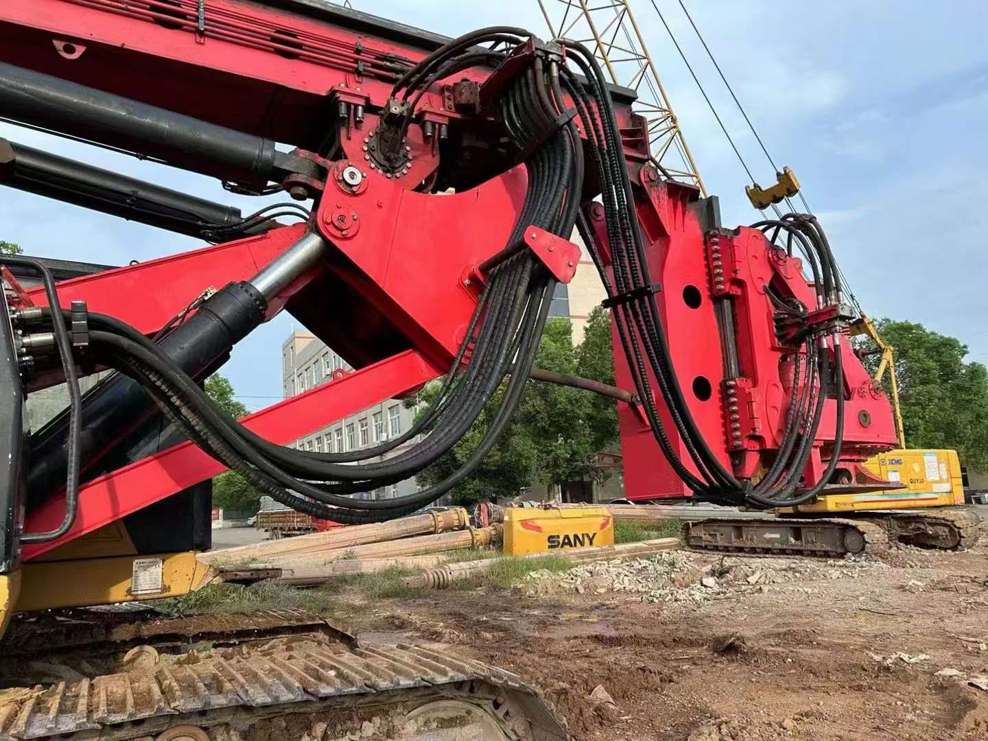 Professional Piling Rig Machine 2018 Year SR285R Rotary Drill Rig with 94m Maximum Drilling Depth
