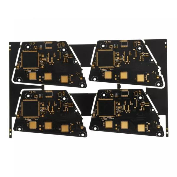China Circuit Board  Multilayer Layer 30u Electric Thick Gold Black Solder Mask Board PCB factory