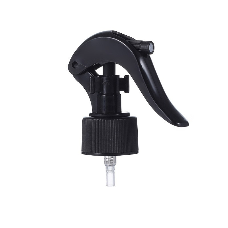 24mm 28mm 24/410 28/410 Trigger Sprayer Pump Black Plastic Mini Trigger Spray