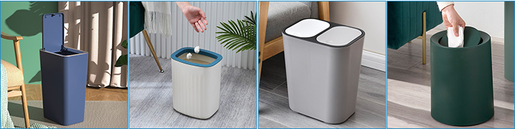 20L Home Stainless Steel Bucket Double Wall Stainless Steel Bucket Trash Can Waste Bin with Lid