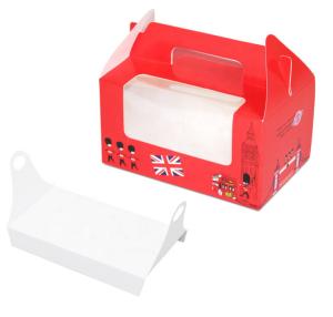 China Customized Cardboard Cupcake Boxes , Classic Cupcake Packaging Boxes factory