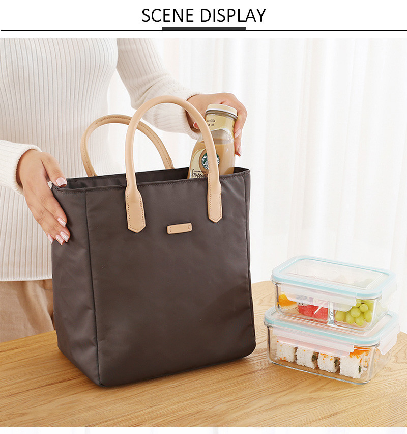 Recycled Sublimation Nylon Insulated Bento Bag For Ladies