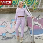 Workout Sports Soft Hoodies Pocket Women Athletic Joggers
