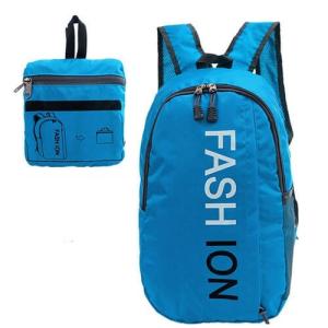 China Sports Foldable Zipper Custom Logo Backpacks , Lightweight Travel Backpack For Climbing factory