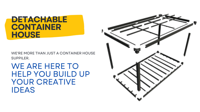 40ft Portable House Foldable Container Manufacturer Container House Modular House 3 Bedroom