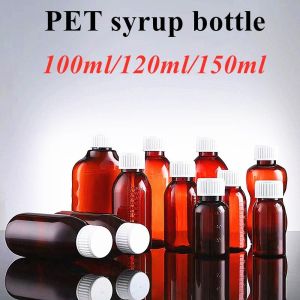 Plastic 250ML Medicine Liquid Bottle With CRC ROPP Screw Cap