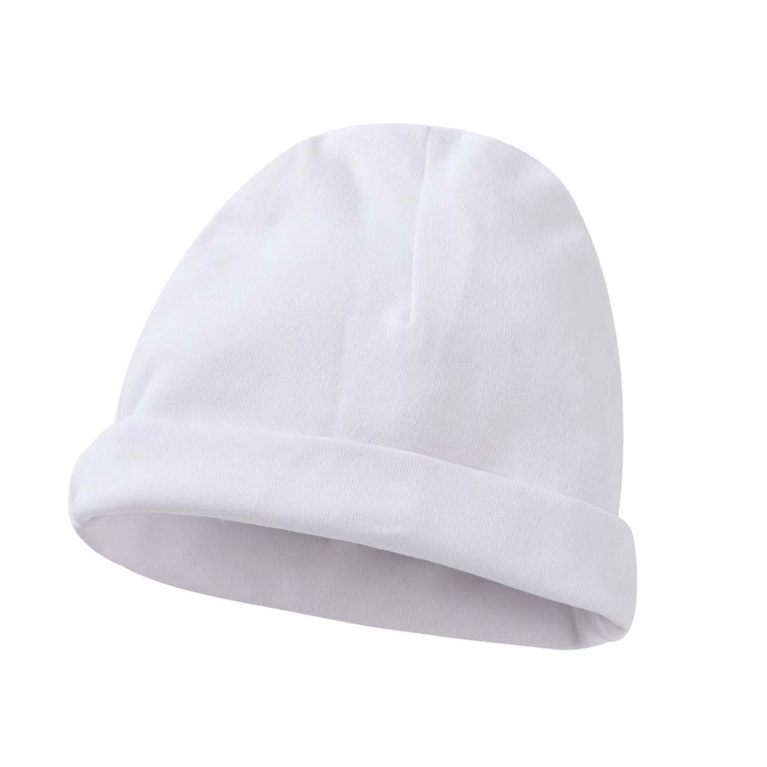 Custom Sublimation Blanks Baby Warm Hat Cuffed Brim For Sublimation Photo Printing