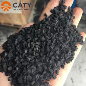Waterproof Soundproof Fast Drainage SBR Rubber Granules for Artificial Grass and