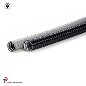China Electrical Galvanized Steel PVC Flexible Conduit And Fittings Grey factory