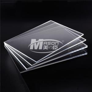 China Mason 1/8'' Thick 1220x2440mm craft Paper Masked Clear Acrylic Plastic Sheets factory