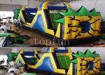 0.55mm Plato PVC funny Inflatable Playground , Amusement Park for Outdoor