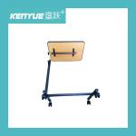 Hospital manual flip dining table panel wood grain color PB material