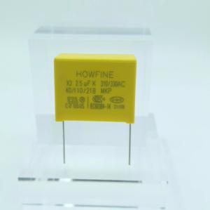 China UL 2.5uF Metalized Polypropylene Capacitors , Voltage Proof X2 Film Capacitor factory