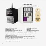 Stainless Steel Instant Coffee Vending Machine Adjustable Temperature
