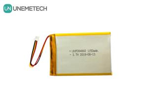 China 3.7V 1150mAh Silver Lithium Polymer Battery 384860 Custom Lipo Batteries factory